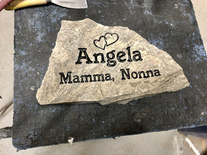 Engraved stone Canada 