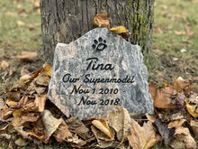 Load image into Gallery viewer, Pet memorial stone