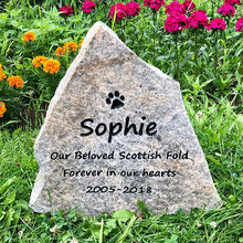 Load image into Gallery viewer, Pet Memorial Stone
